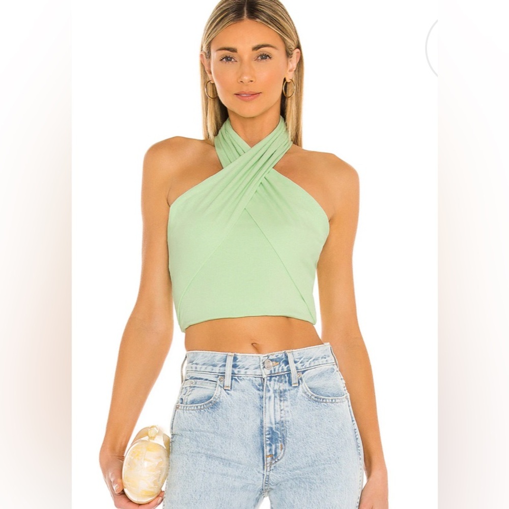 Revolve Superdown Wrap Halter Top Size Small NWT